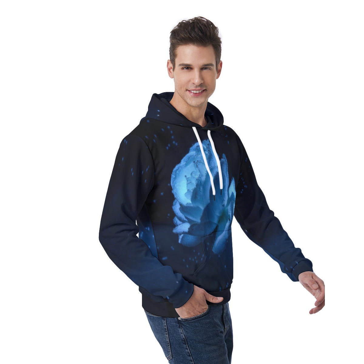 All-Over Print Men's Hoodie With Double-side Print Hood