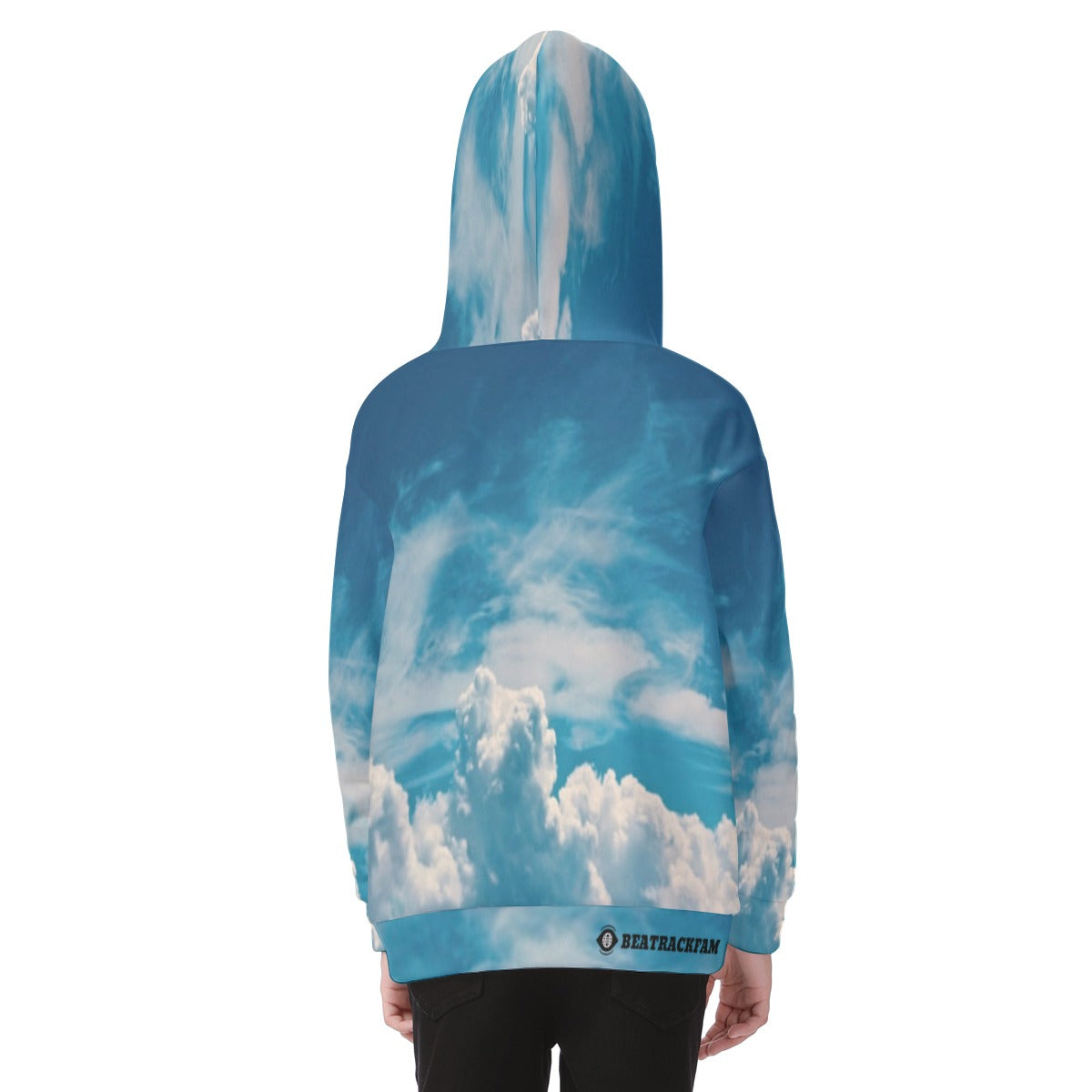 All-Over Print Kid's Heavy Fleece Zip Up Hoodie