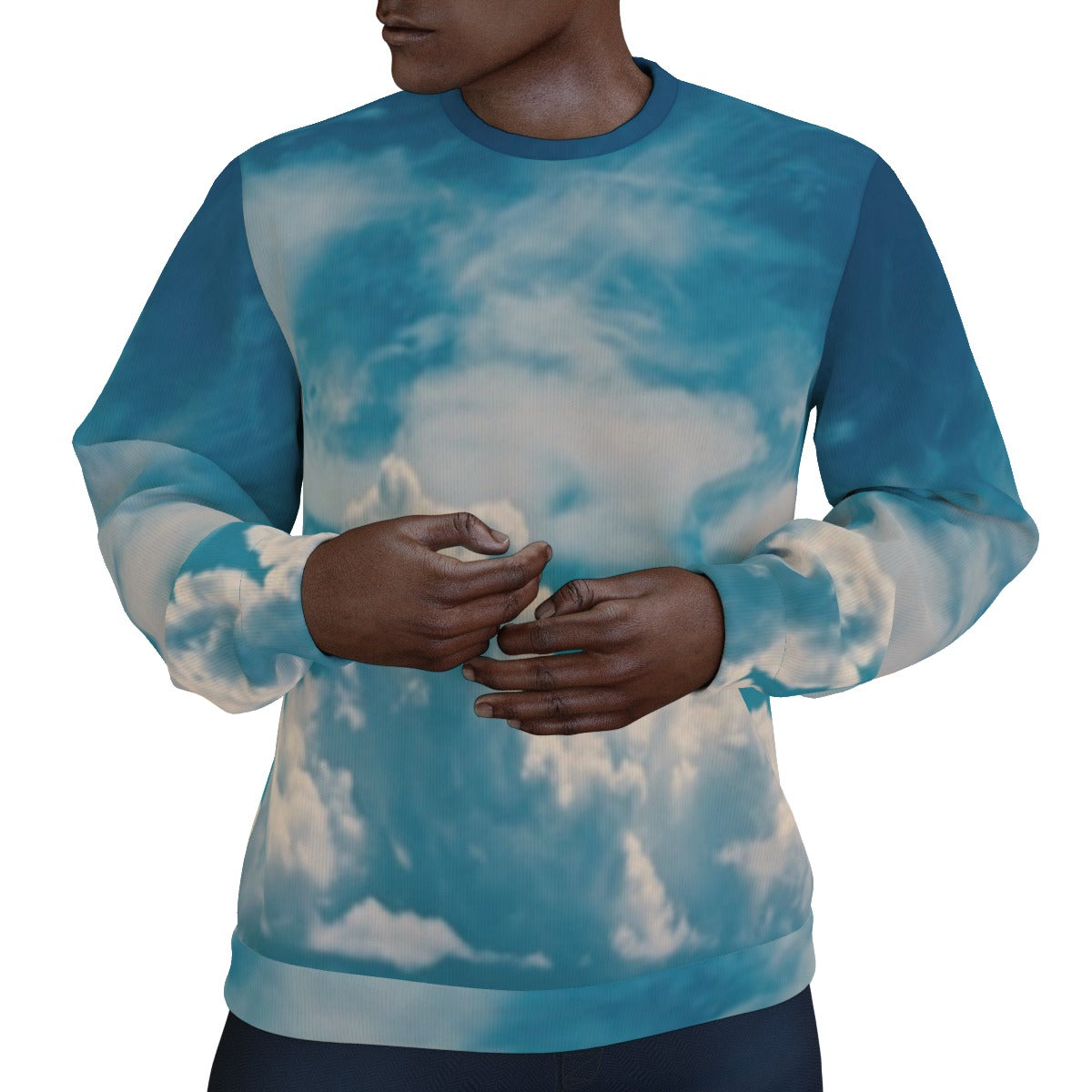 All-Over Print Men's Thicken Sweater