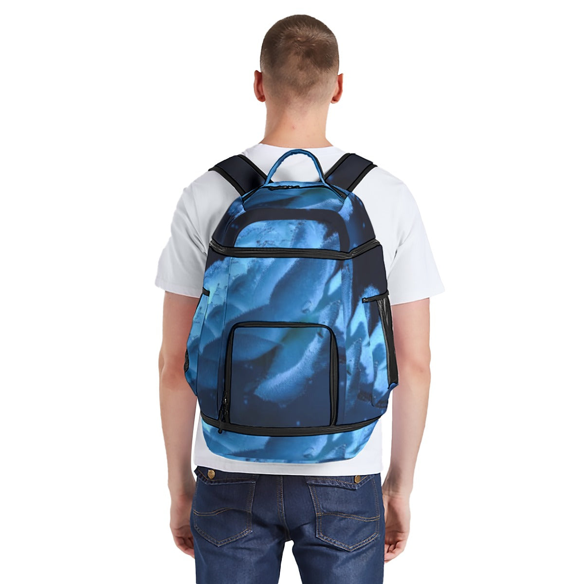 All-Over Print Multifunctional Backpack