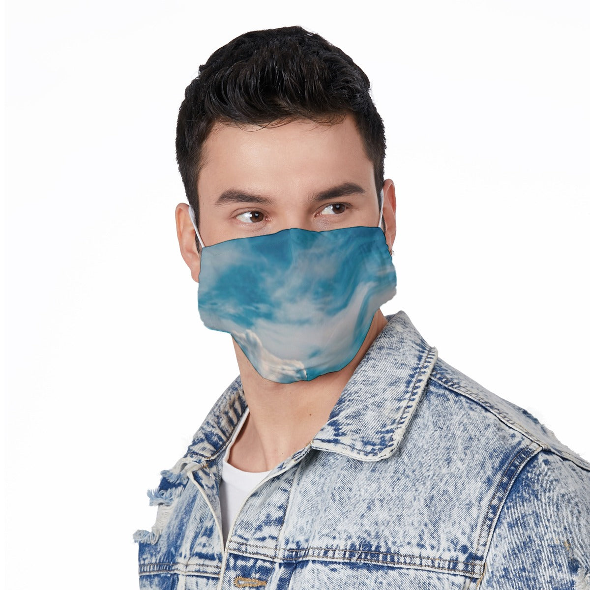 All-Over Print Face Mask with Adjustable Ear Loops
