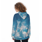 All-Over Print Women's Heavy Fleece Hoodie