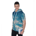 All-Over Print Men's Short Sleeve Hoodie T-Shirt