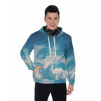 All-Over Print Men's Mirco Fleece Hoodie