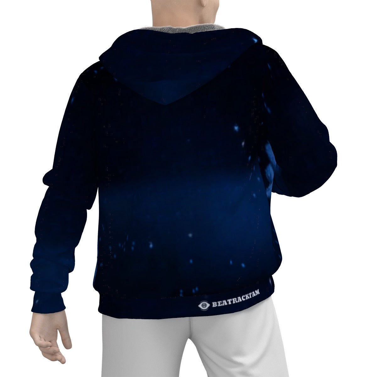 All-Over Print Men's Sherpa Fleece Zip Up Hoodie