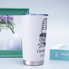 Tumbler 20oz - Charlie Kirk Freedom Microphone Collection