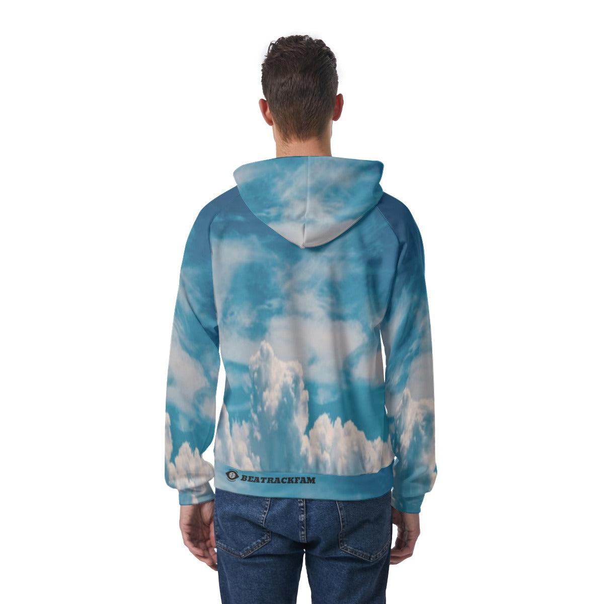 All-Over Print Men's Raglan Pullover Hoodie