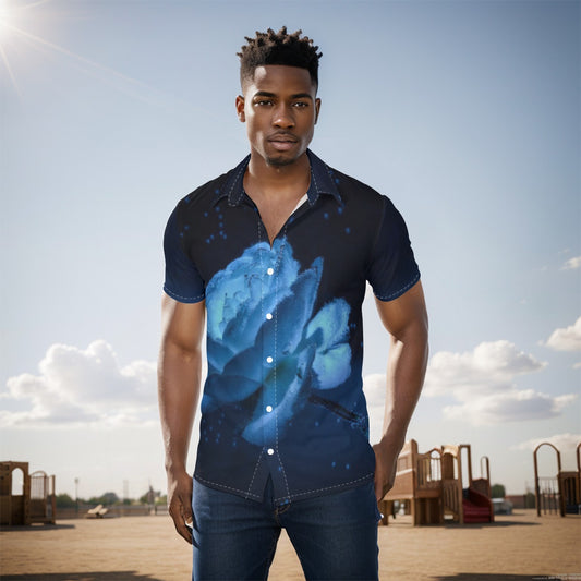 All-Over Print Men's Shirt