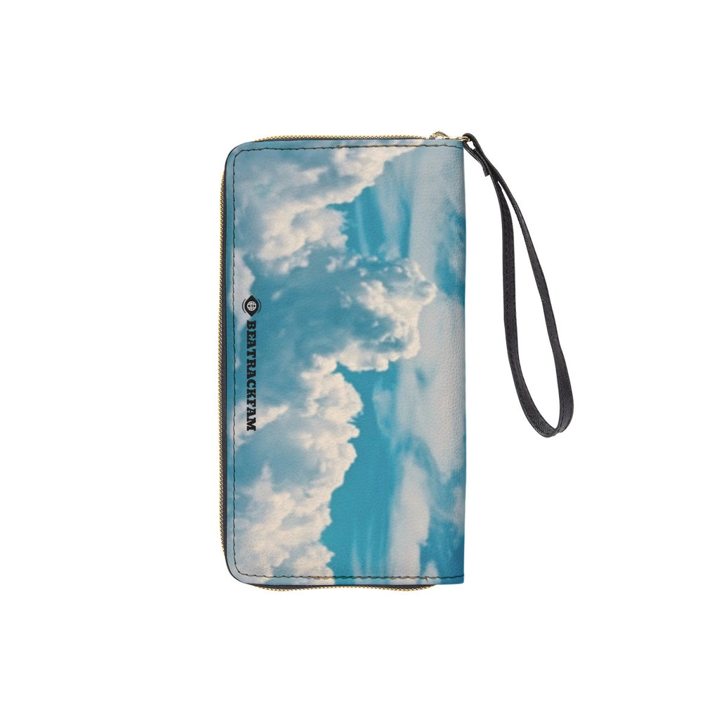 Long Wallet With Black Hand Strap