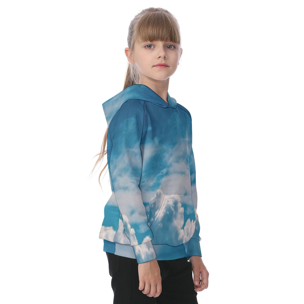 All-Over Print Kid's Raglan Pullover Hoodie