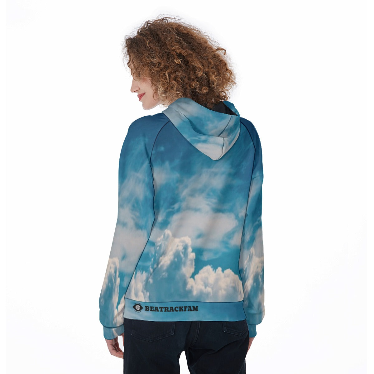 All-Over Print Women's Raglan Pullover Hoodie