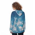 All-Over Print Women's Pullover Hoodie