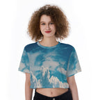 All-Over Print Cropped T-Shirt