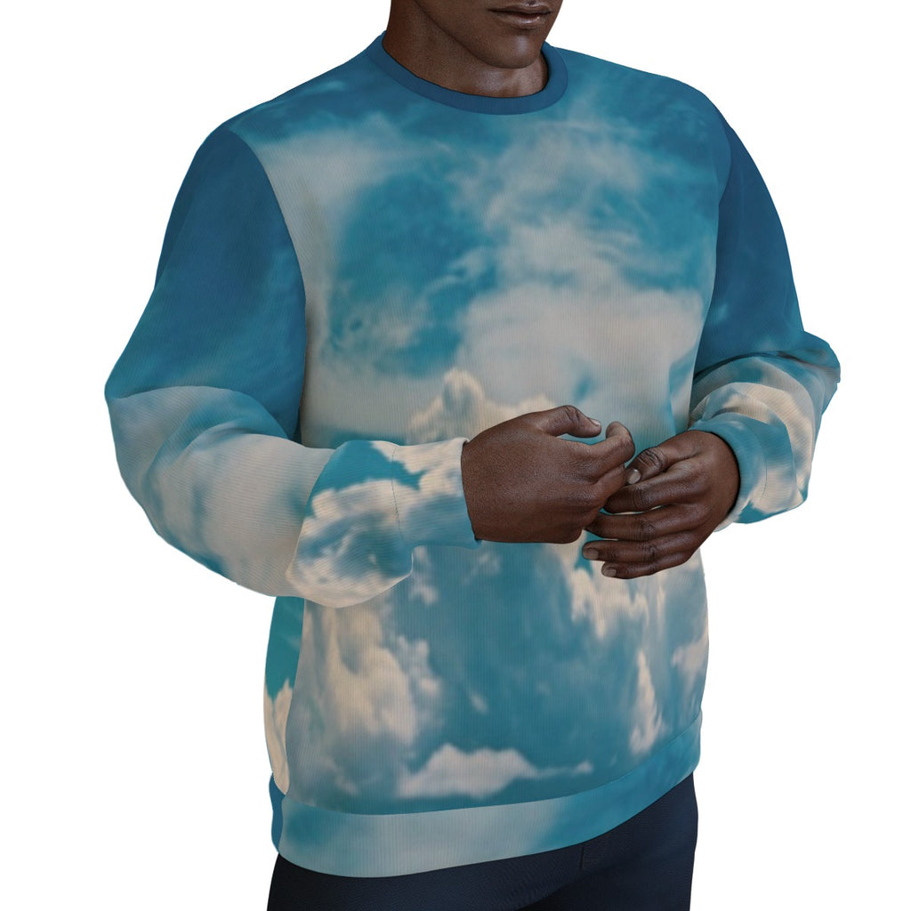 All-Over Print Men's Thicken Sweater