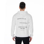 All-Over Print Men's Micro Fleece Hoodie - Charlie Kirk Freedom Microphone Collection