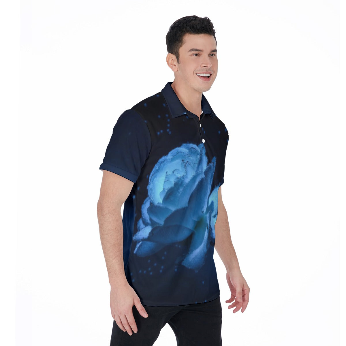 All-Over Print Men's Polo Shirt