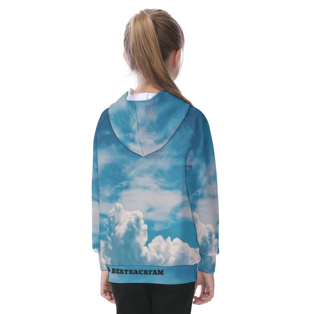 All-Over Print Kid's Raglan Pullover Hoodie