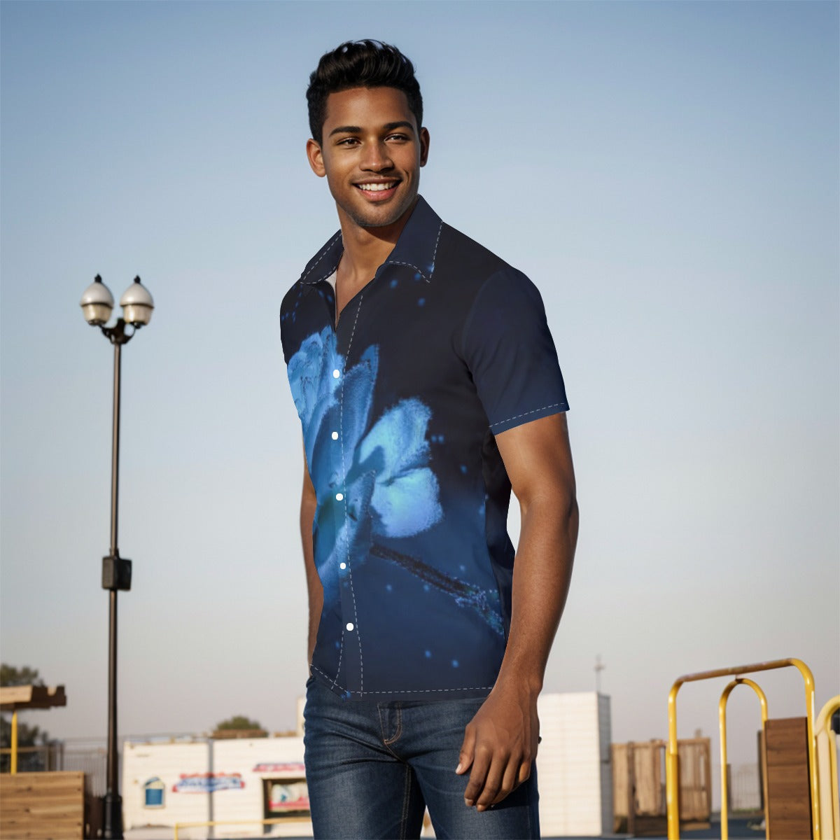 All-Over Print Men's Shirt