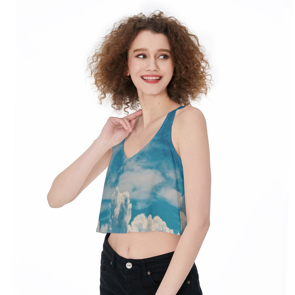 All-Over Print Crop-Tank Top