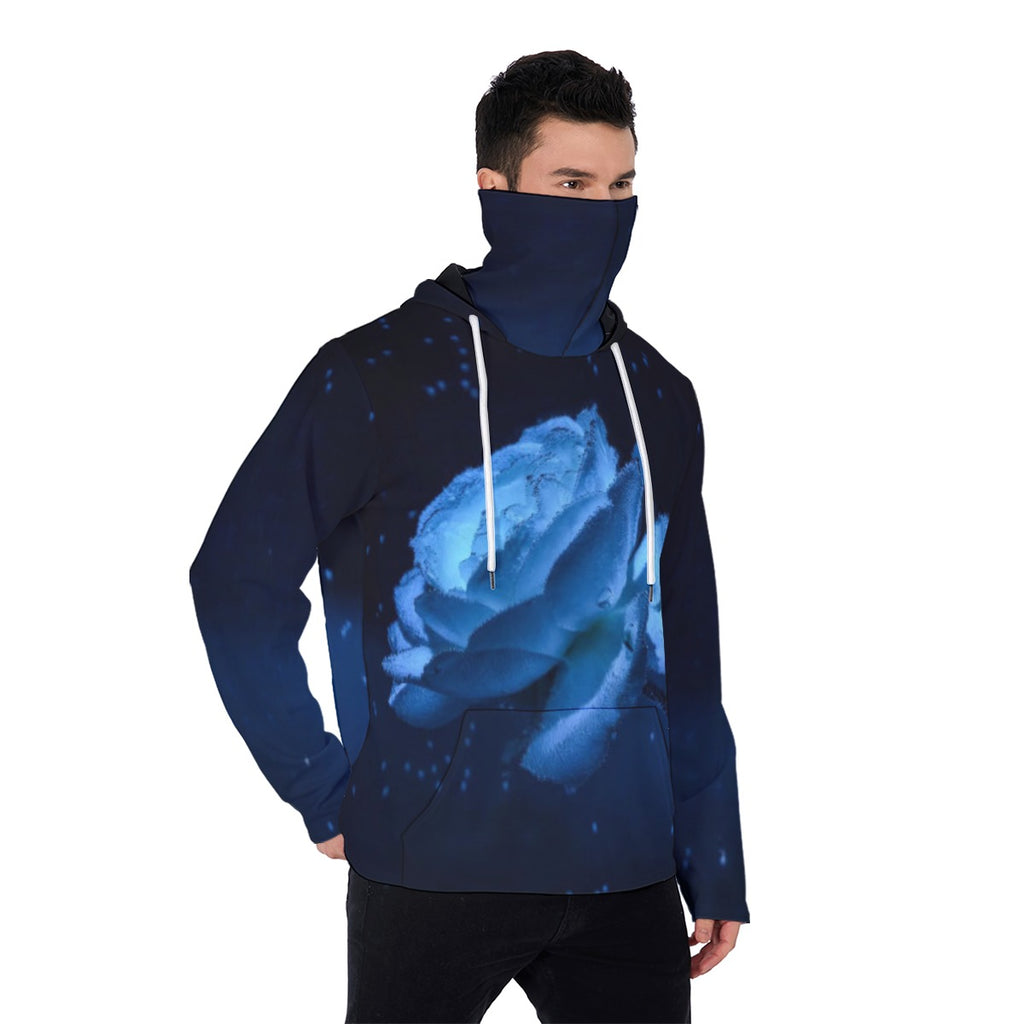 All-Over Print Men's Pullover Hoodie With Mask