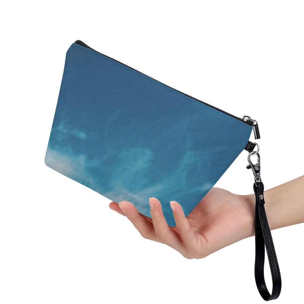 Cosmetic Bag With Black Handle