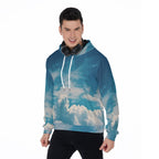 All-Over Print Men's Mirco Fleece Hoodie