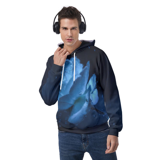 All-Over Print Men's Raglan Pullover Hoodie
