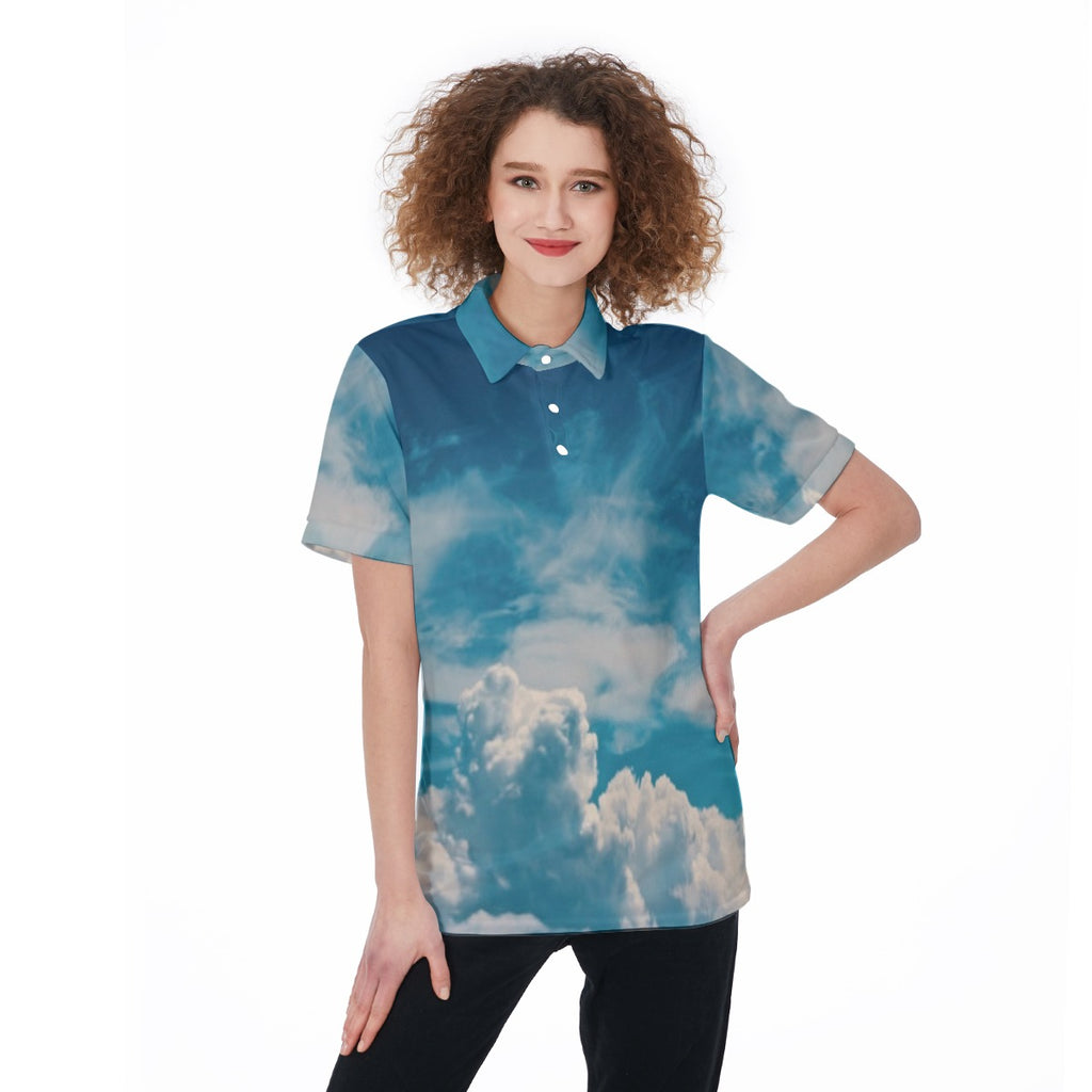 All-Over Print Women's Polo Shirt