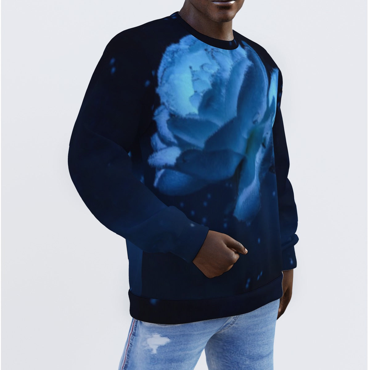 All-Over Print Men's Sweater