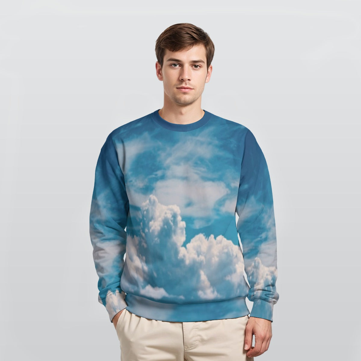 All-Over Print Men's Heavy Fleece Sweatshirt