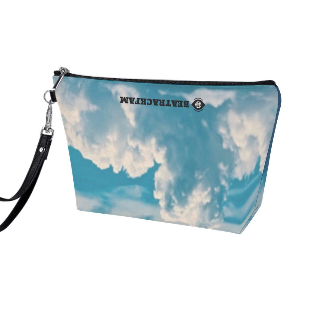 Cosmetic Bag With Black Handle