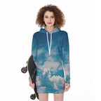 All-Over Print Women's Long Hoodie