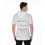 All-Over Print Men's Short Sleeve Hoodie T-Shirt - Charlie Kirk Freedom Microphone Collection