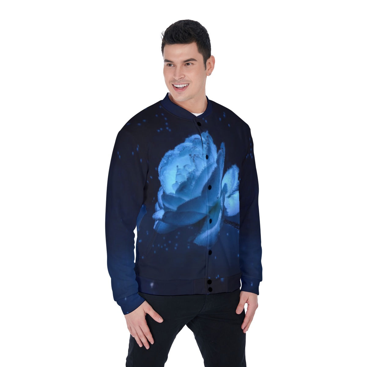 All-Over Print Men's Baseball Jacket