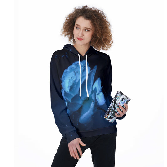 All-Over Print Women's Raglan Pullover Hoodie
