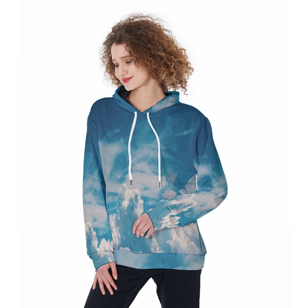 All-Over Print Women's Heavy Fleece Hoodie