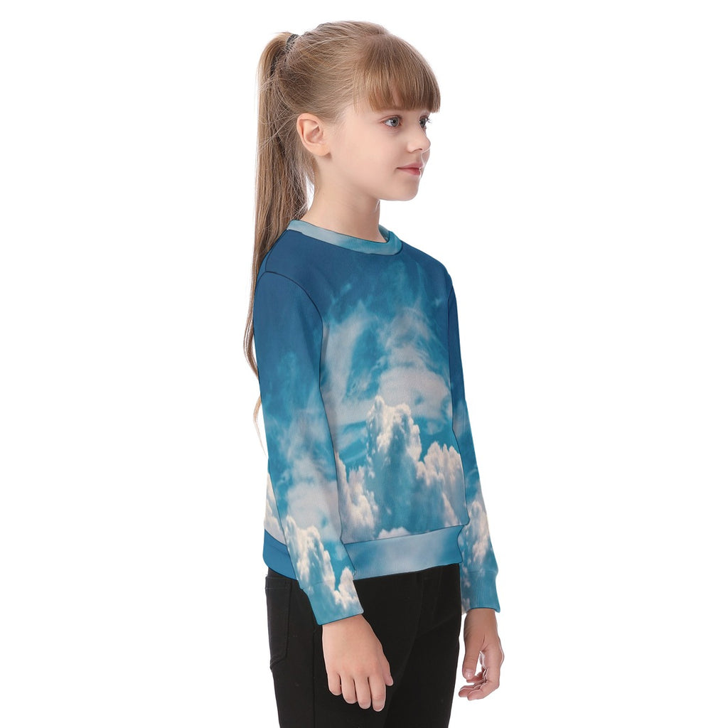 All-Over Print Kid's Thicken Sweater
