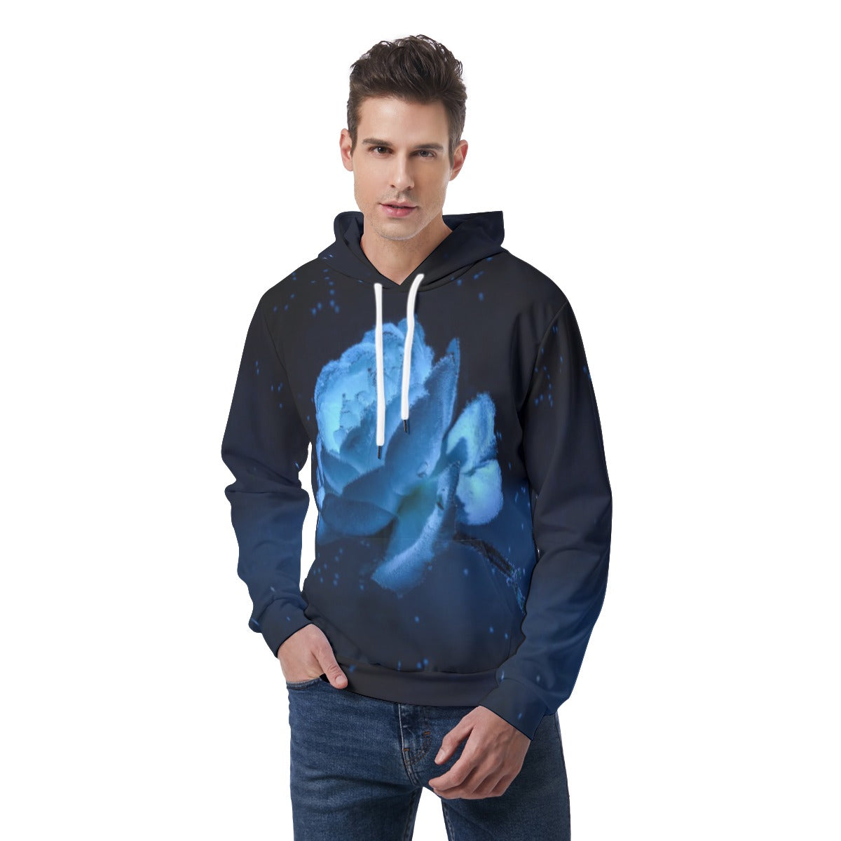 All-Over Print Men's Hoodie With Double-side Print Hood