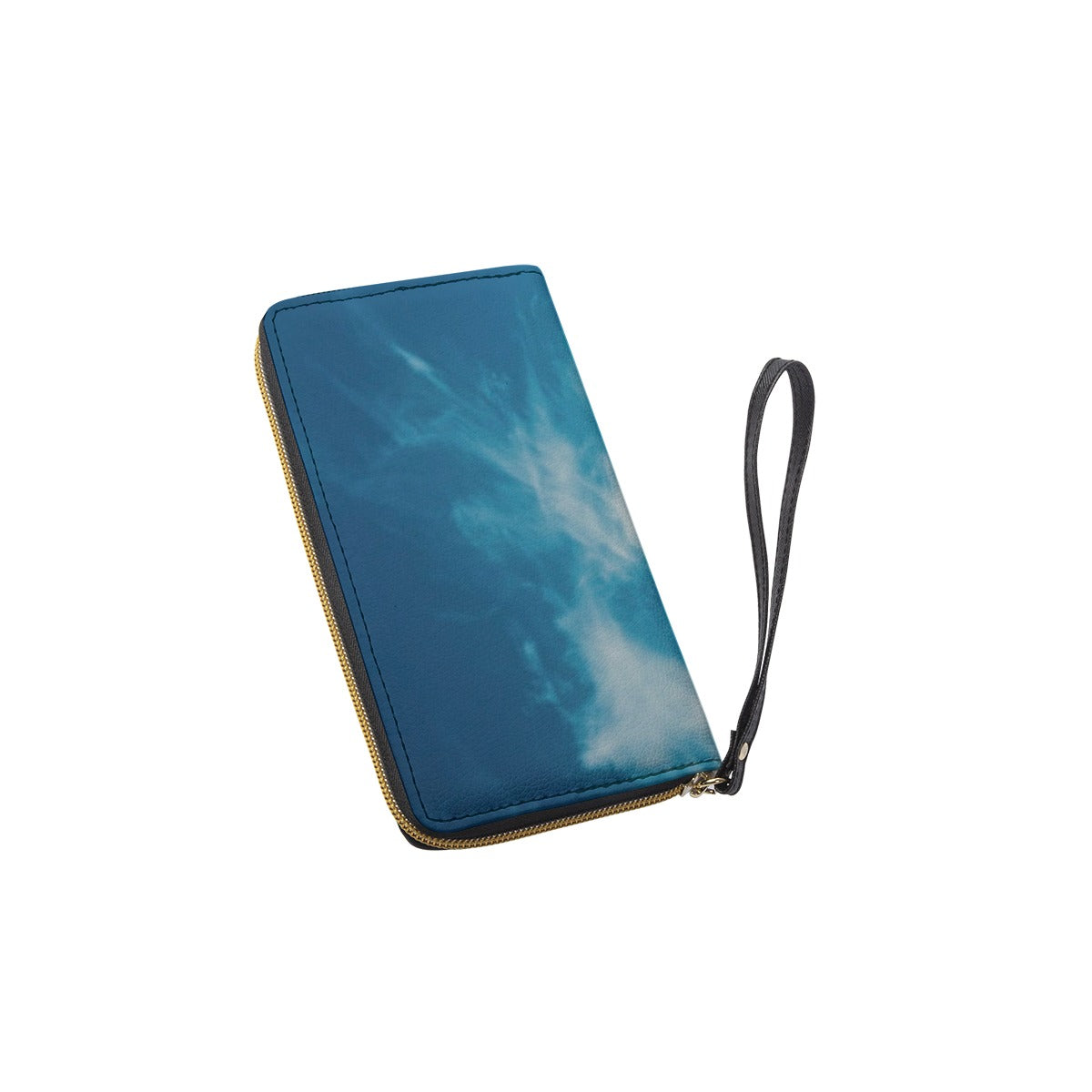 Long Wallet With Black Hand Strap