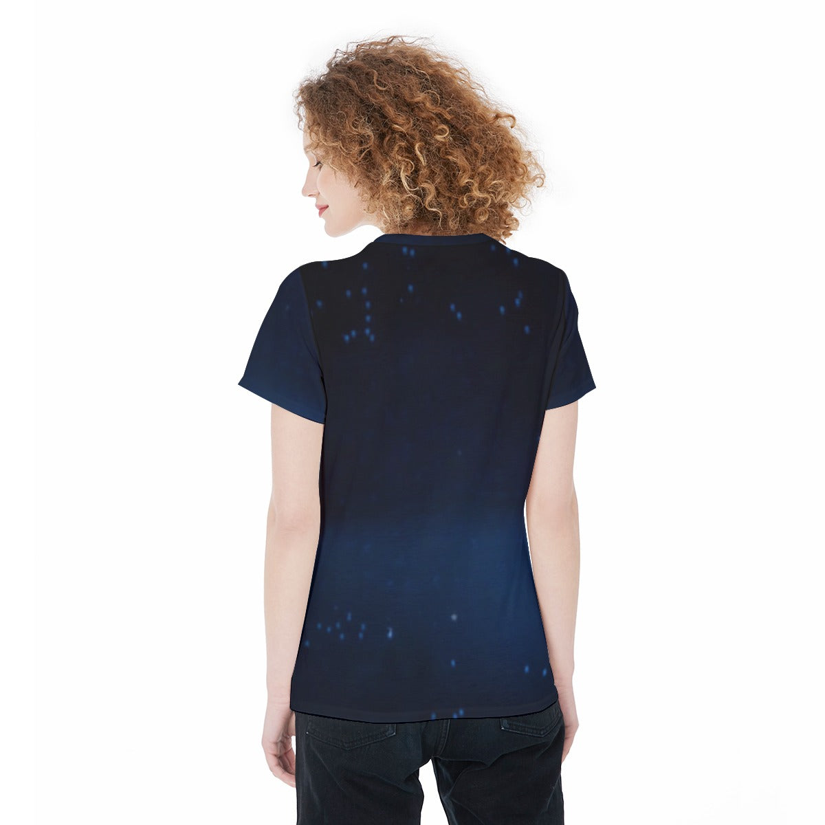 All-Over Print Round Neck T-Shirt