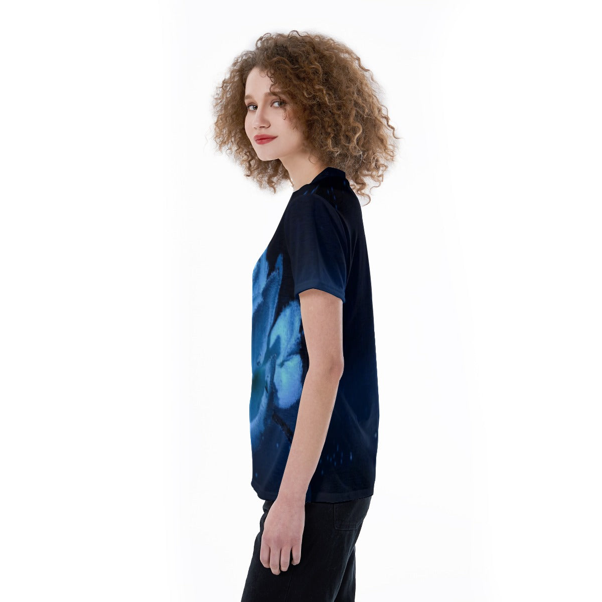 All-Over Print V-neck Women's T-shirt