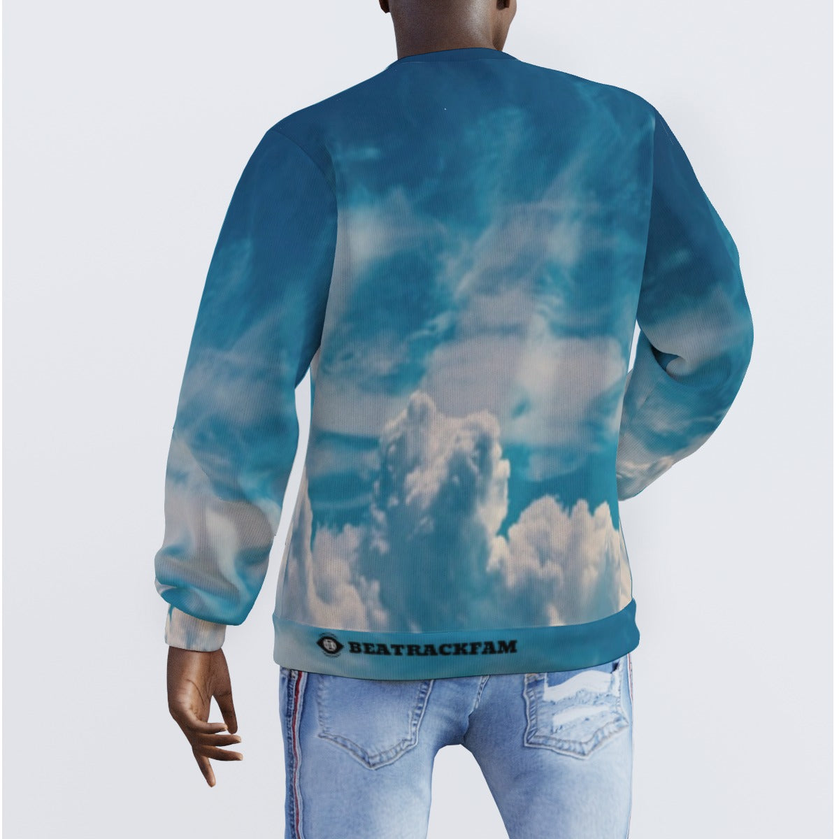 All-Over Print Men's Sweater