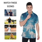 All-Over Print Men's Polo Shirt