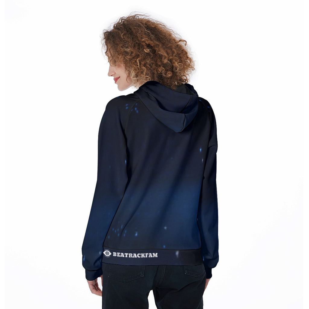 All-Over Print Women's Raglan Pullover Hoodie