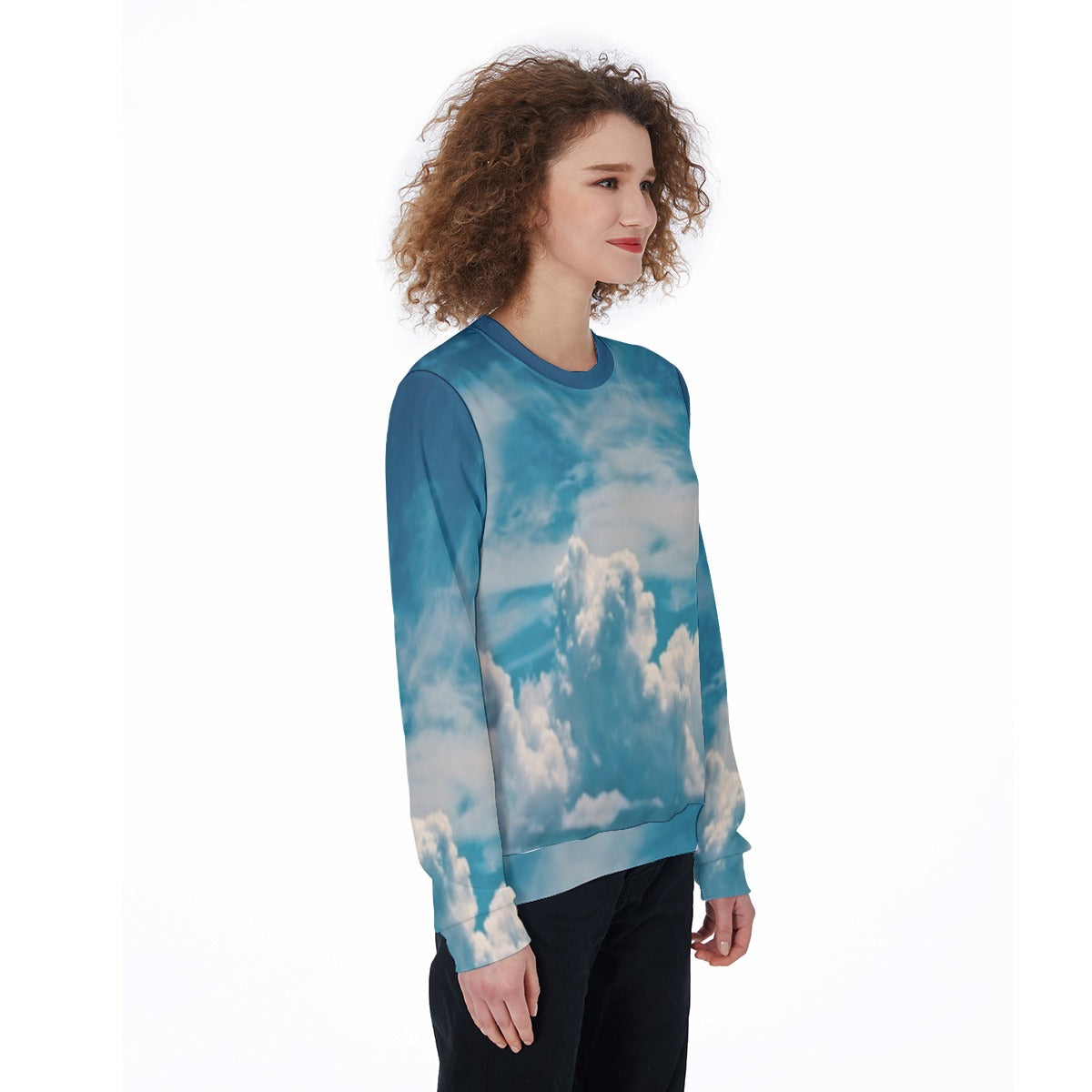 All-Over Print Women's Loose Sweatshirt