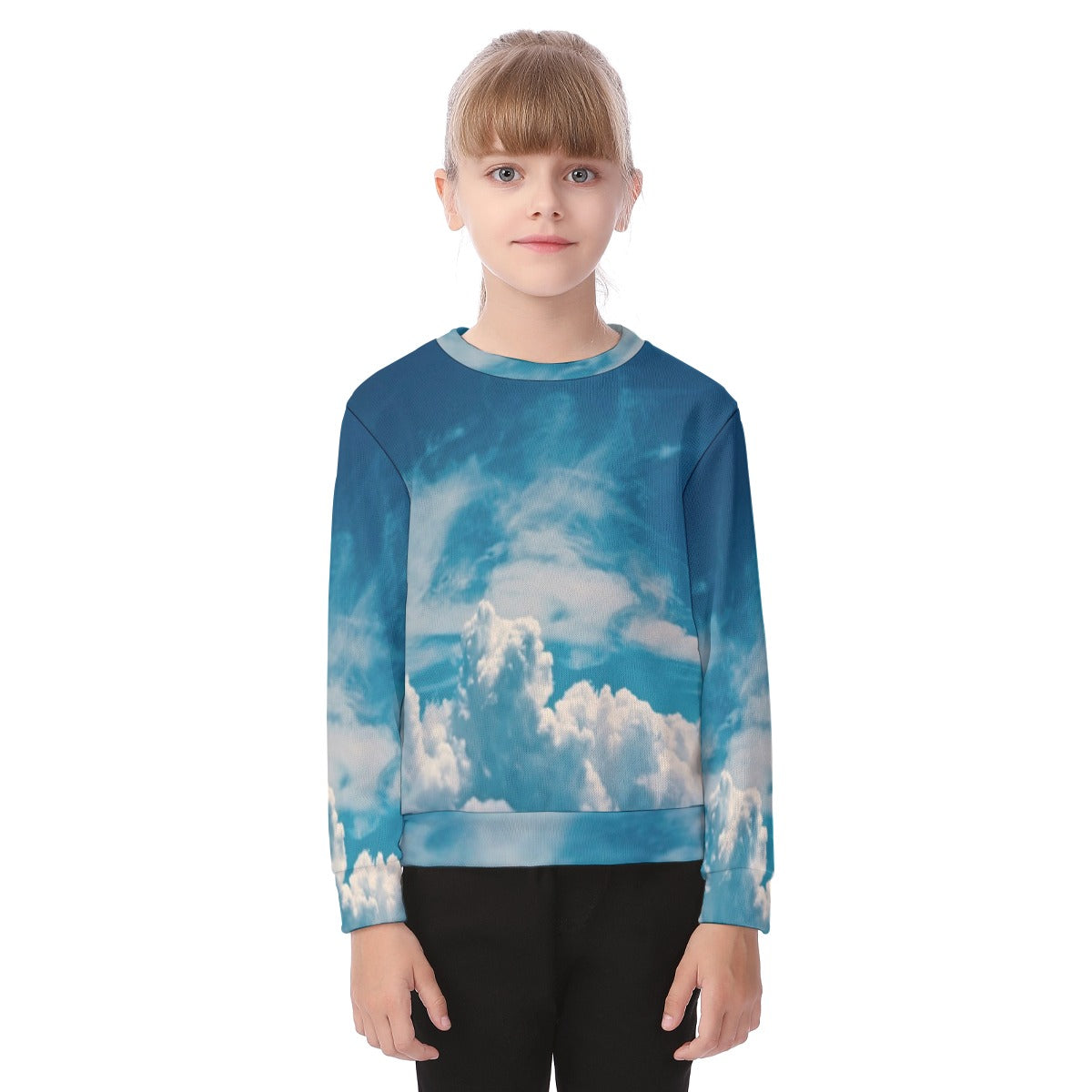 All-Over Print Kid's Thicken Sweater