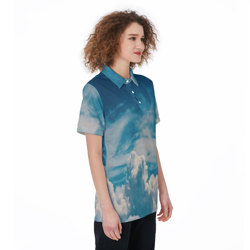 All-Over Print Women's Polo Shirt