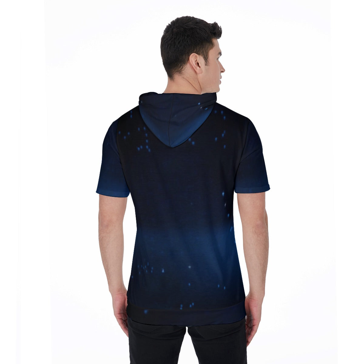 All-Over Print Men's Short Sleeve Hoodie T-Shirt