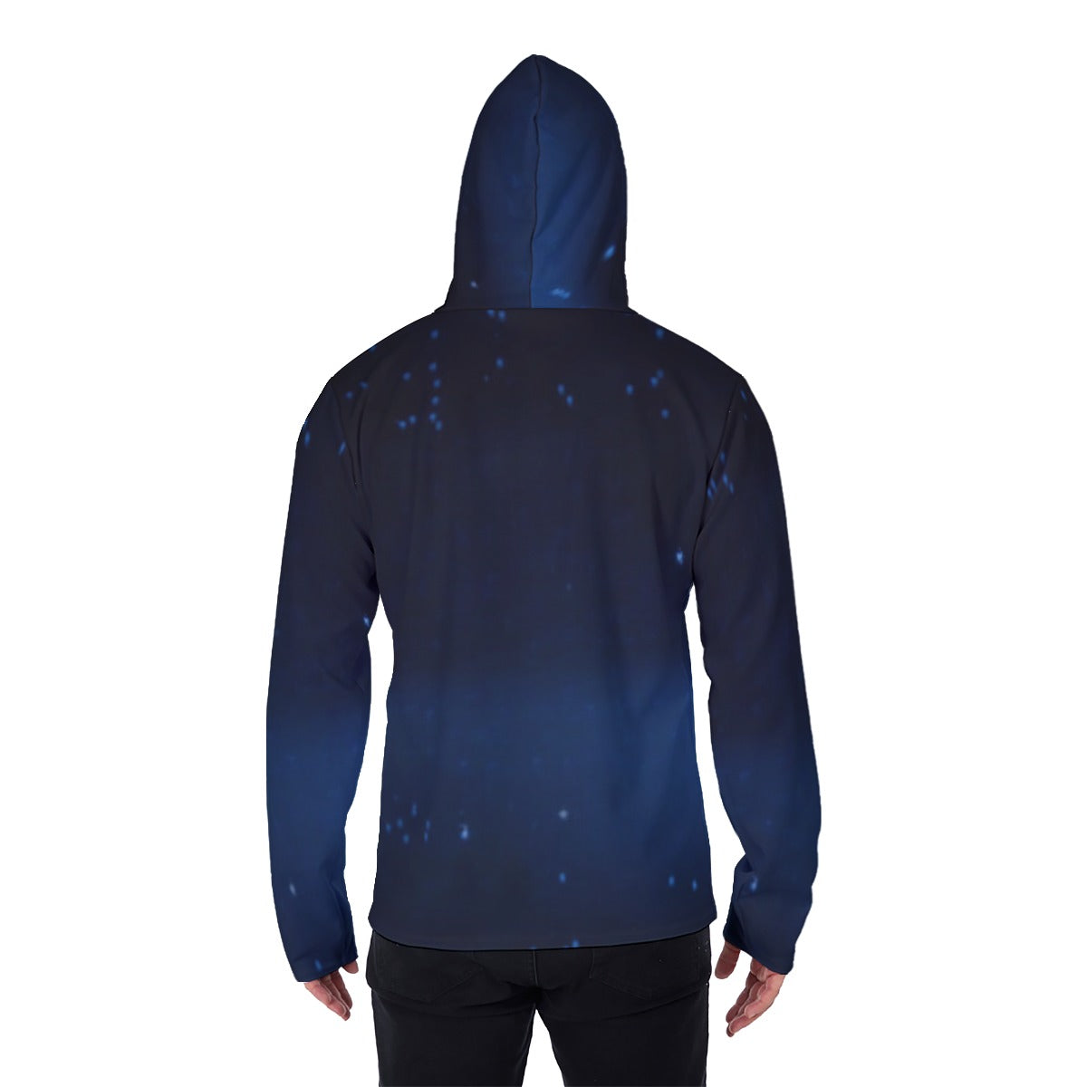 All-Over Print Men's Heavy Fleece Hoodie With Mask