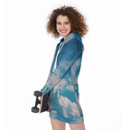 All-Over Print Women's Long Hoodie